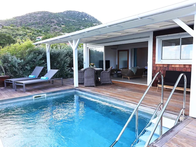 Pool Deck in St Barth
